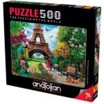 پازل 500 تکه آناتولین طرح Spring in Paris کد 3627
