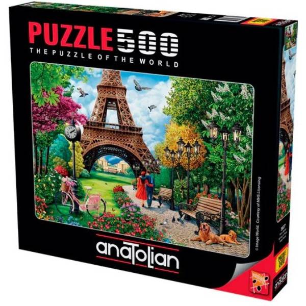 پازل 500 تکه آناتولین طرح Spring in Paris کد 3627