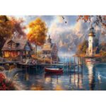 پازل 1500 تکه آناتولین طرح Autumn at the Lake کد 4581