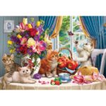 پازل 260 تکه آناتولین طرح Fluffy Kittens in the Living Room کد 3336