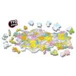 پازل 110 تکه آناتولین طرح Turkiye Map Provinces کد 7401