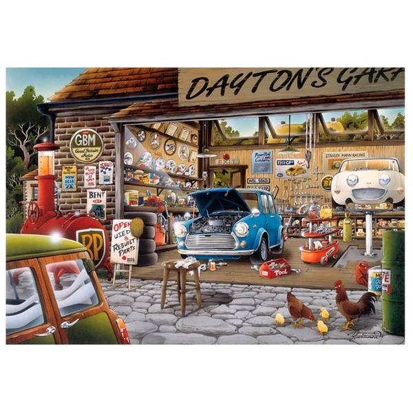 پازل 500 تکه آناتولین طرح Dayton’s Garage کد 3571