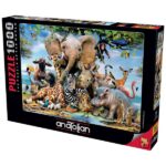 پازل 500 تکه آناتولین طرح Africa Smile کد 1043