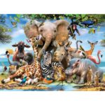 پازل 500 تکه آناتولین طرح Africa Smile کد 1043