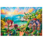 پازل 260 تکه آناتولین طرح Village by the Sea کد 3343