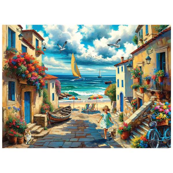 پازل 1000 تکه آناتولین طرح Dream Town کد 1185