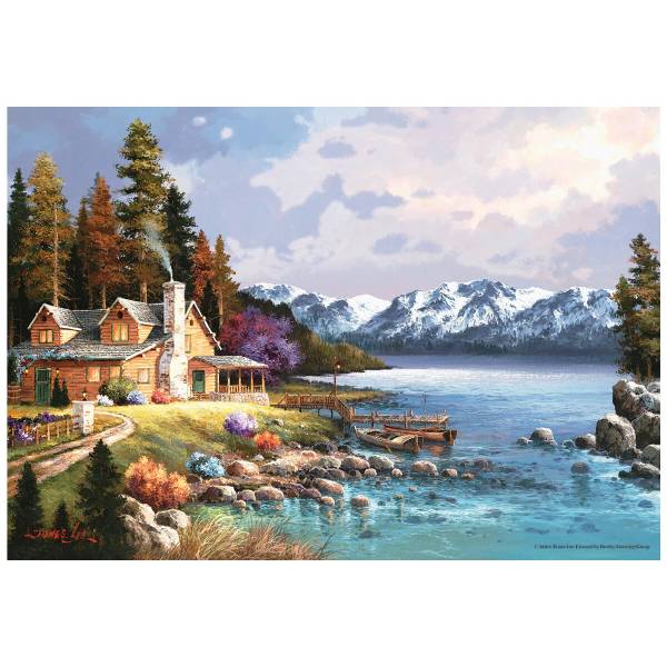 پازل 500 تکه آناتولین طرح Mountain Cabin کد 3534