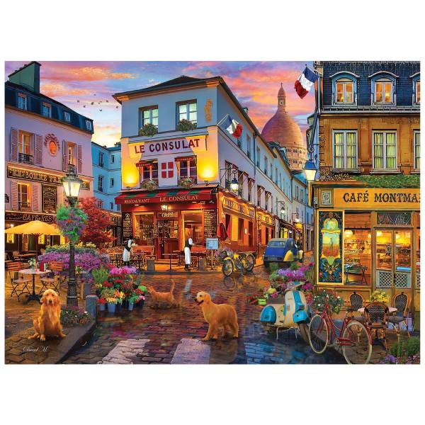 پازل 1000 تکه آناتولین طرح Cafe Montmartre کد 1177