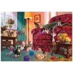 پازل 500 تکه آناتولین طرح Naughty Kittens کد 3632