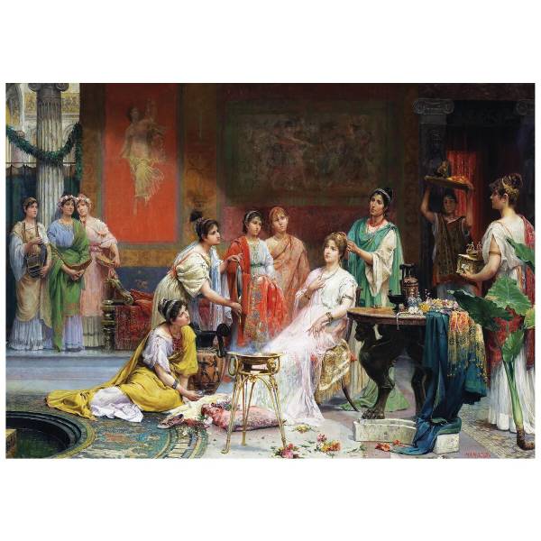 پازل 1500 تکه آناتولین طرح Toilette of a Roman Lady کد 4570