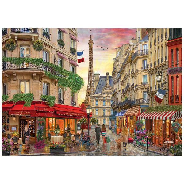 پازل 1500 تکه آناتولین طرح Cafe Eiffel کد 4572