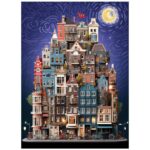 پازل 1000 تکه آناتولین طرح Amsterdam Starry Night کد 1183