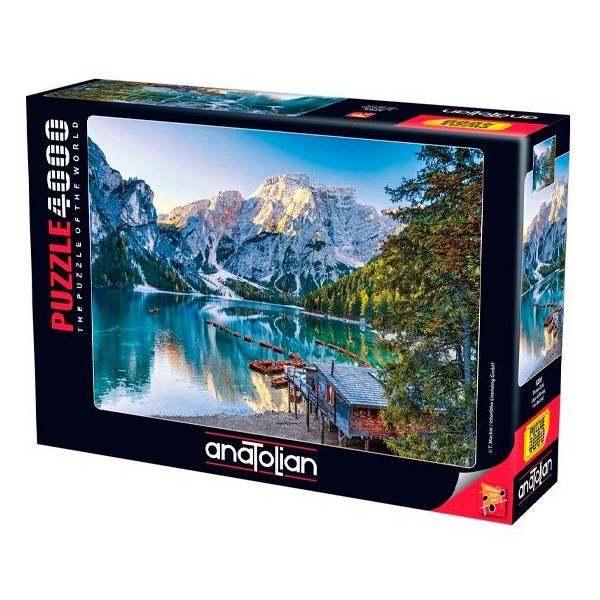 پازل 4000 تکه آناتولین طرح Braies Lake کد 5205
