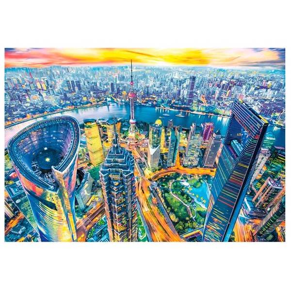 پازل 2000 تکه آناتولین طرح View of Shanghai کد 3962
