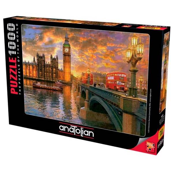 پازل 1000 تکه آناتولین طرح Westminster Sunset کد 1023