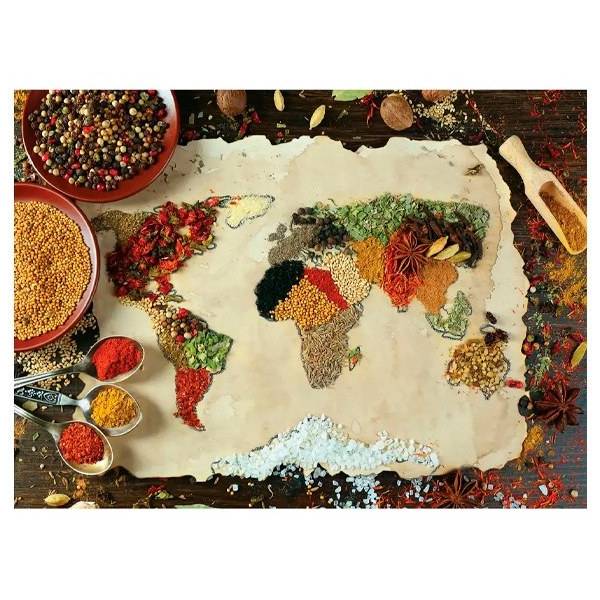 پازل 1000 تکه آناتولین طرح Herbal World Map کد 1045