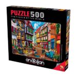پازل 500 تکه آناتولین طرح Cobblestone Alley کد 3614