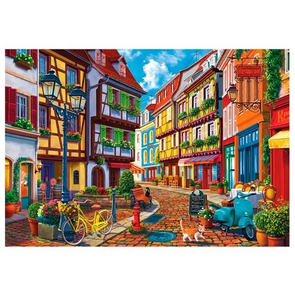 پازل 500 تکه آناتولین طرح Cobblestone Alley کد 3614