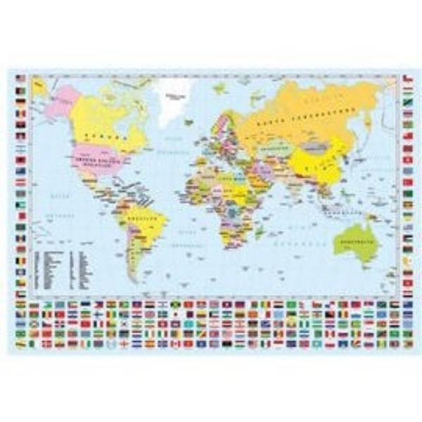 پازل 260 تکه آناتولین طرح World Map کد 3319