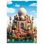 پازل 1500 تکه آناتولین طرح Taj Mahal کد 4579