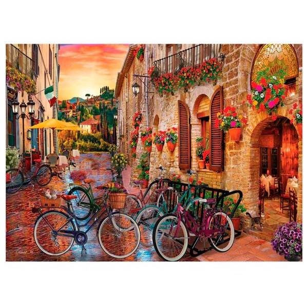 پازل 1000 تکه آناتولین طرح Biking in Tuscany کد 1068