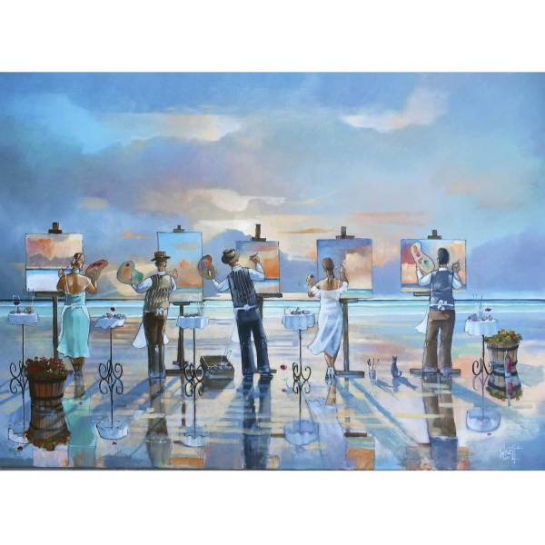 پازل 1000 تکه آناتولین طرح Painting Up A Storm کد 1132