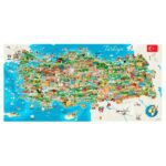 پازل 1500 تکه آناتولین طرح Türkiye Map کد 3793