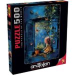 پازل 500 تکه آناتولین طرح Blue Night کد 3639