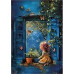 پازل 500 تکه آناتولین طرح Blue Night کد 3639