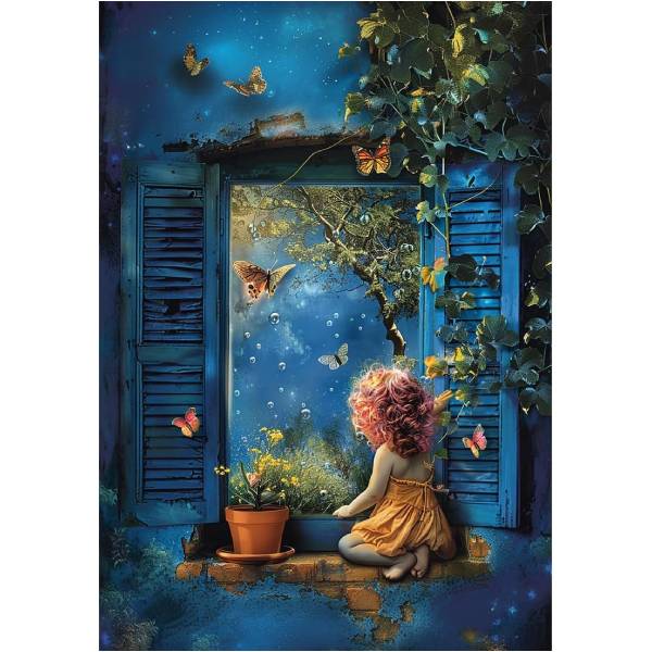 پازل 500 تکه آناتولین طرح Blue Night کد 3639