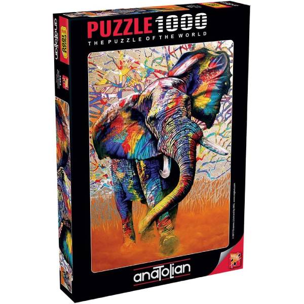 پازل 1000 تکه آناتولین طرح African Colours کد 1054
