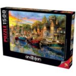 پازل 1500 تکه آناتولین طرح Harbour Lights کد 4564