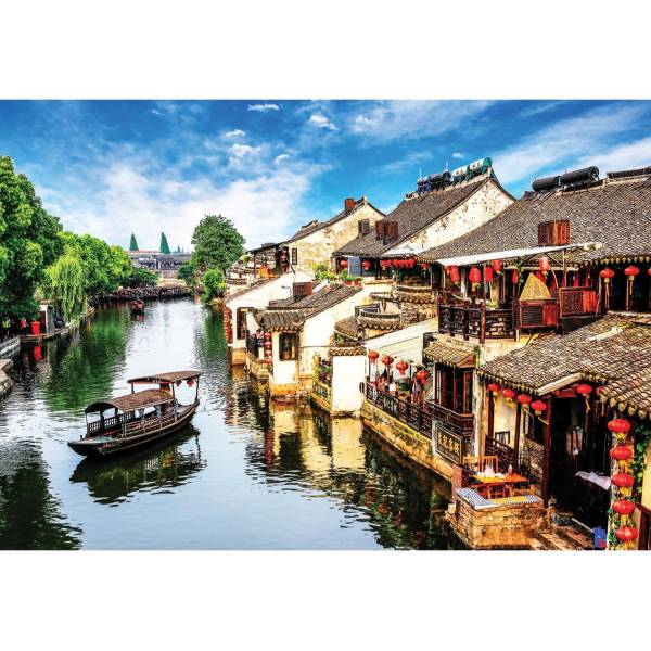 پازل 2000 تکه آناتولین طرح Xitang Ancient Town کد 3945