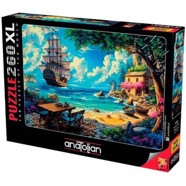 پازل 260 تکه آناتولین طرح Pirate Cove کد 3349