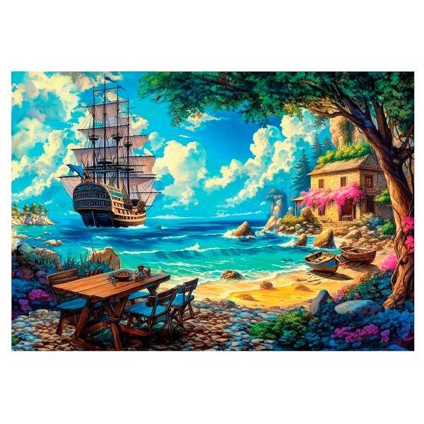 پازل 260 تکه آناتولین طرح Pirate Cove کد 3349