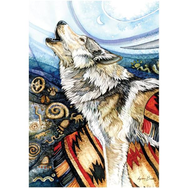 پازل 260 تکه آناتولین طرح Howling Wolf کد 3328