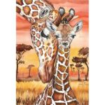 پازل 500 تکه آناتولین طرح Giraffe کد 3615