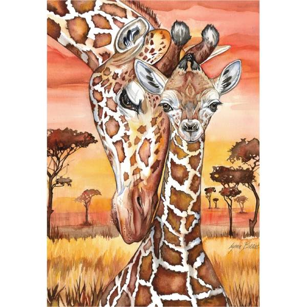 پازل 500 تکه آناتولین طرح Giraffe کد 3615