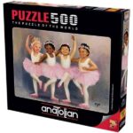 پازل 500 تکه آناتولین طرح Little Ballerinas کد 3598