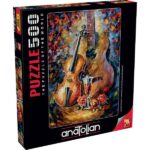 پازل 500 تکه آناتولین طرح Guitar and Violin کد 3620
