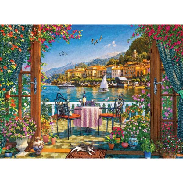 پازل 4000 تکه آناتولین طرح Como Lake Pleasure کد 5203