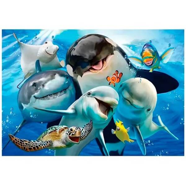 پازل 500 تکه آناتولین طرح Selfie in the Deep کد 3585