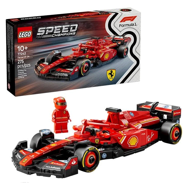 لگو سری اسپید مدل Ferrari SF-24 F1 Race Car کد 77242