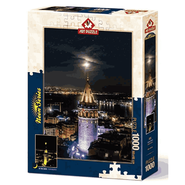 پازل نئون 1000 تکه آرت پازل طرح Galata Tower کد 5241