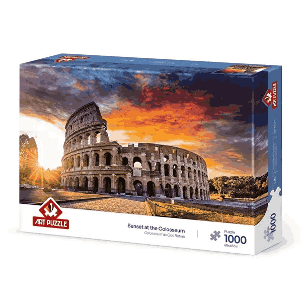 پازل 1000 تکه آرت پازل طرح Sunset at the Colosseum کد 5265