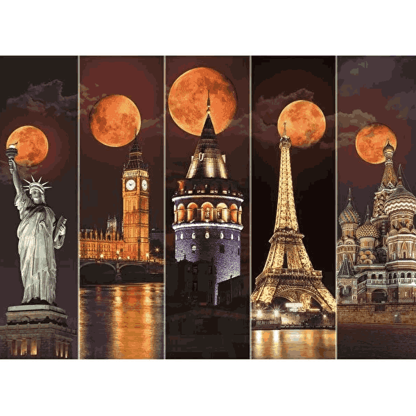 پازل 1500 تکه آرت پازل طرح Blood Moon کد 4548