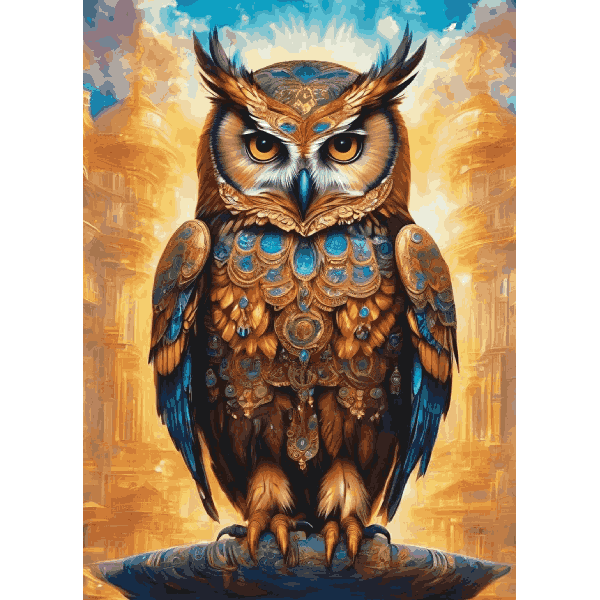 پازل 500 تکه آرت پازل طرح General Owl کد 5105