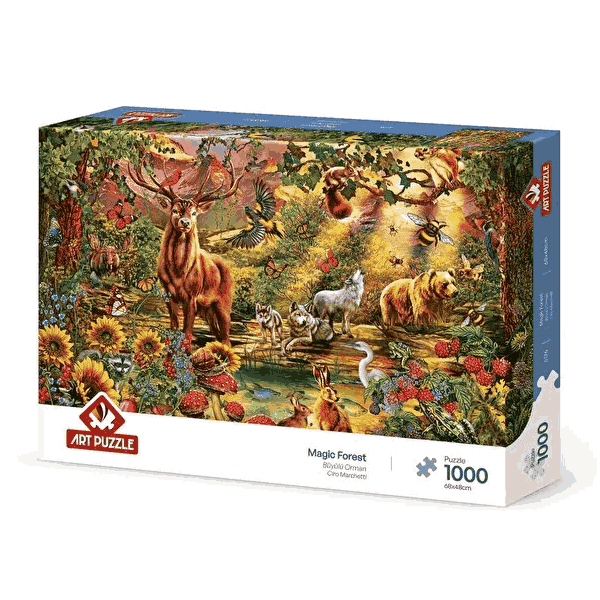 پازل 1000 تکه آرت پازل طرح Magic Forest کد 5176
