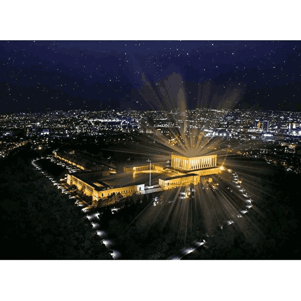 پازل نئون 1000 تکه آرت پازل طرح Anıtkabir کد 5237