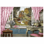 پازل 1500 تکه آرت پازل طرح Castle in My Window کد 5388
